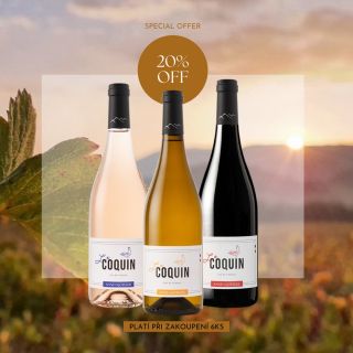 Speciální nabídka pro milovníky vína! Při koupi 6 lahví vína Le Coquin 🍷 z vinařství Anne de Joyeuse získáte 20% slevu! 🔥...