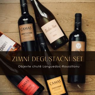 ZIMNÍ DEGUSTAČNÍ SET je tady! ❄️🍷 6 lahví pečlivě vybraných vín z Languedoc-Roussillon za speciální zimní cenu. Rosé,...